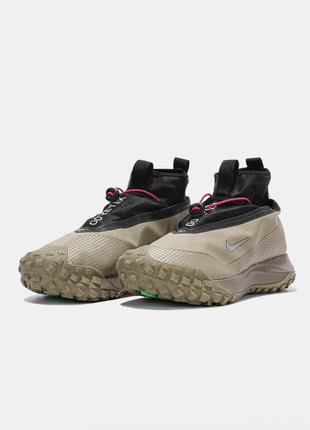 Мужские треккинговые кроссовки nike acg women fly gore-tex “khaki”2 фото