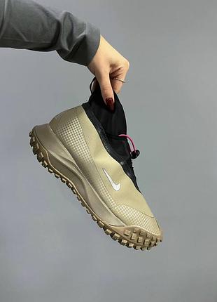 Мужские треккинговые кроссовки nike acg women fly gore-tex “khaki”8 фото