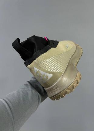 Мужские треккинговые кроссовки nike acg women fly gore-tex “khaki”10 фото