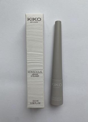 Скидка🔥стойкая подводка для глаз kiko milano konscious