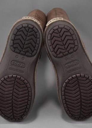 Crocs berryessa suede сапоги ботинки крокусы зимние женские непромокаемые. оригинал. w 8/38 р/24.5 см8 фото