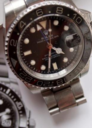 Брендовий наручний годинник rolex oyster gm master5 фото