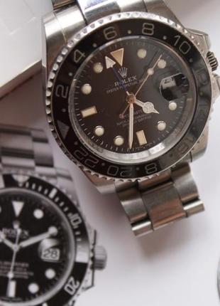 Брендовий наручний годинник rolex oyster gm master7 фото