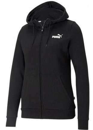 Толстовка жіноча puma ess small logo fz hoodie