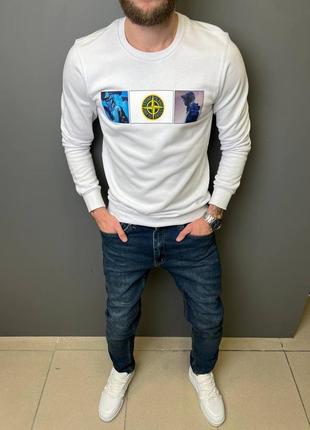 Свитшот в стиле stone island