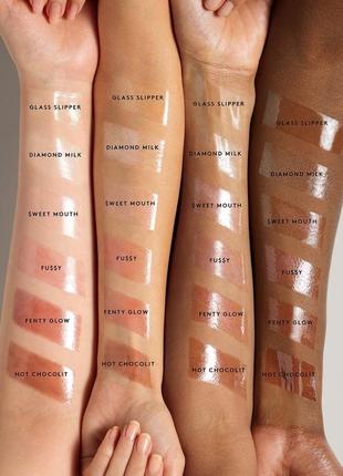 Блиск для губ fenty gloss bomb universal lip gloss — fenty glow6 фото