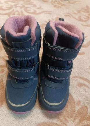 Зимові чобітки для дівчинки4 фото