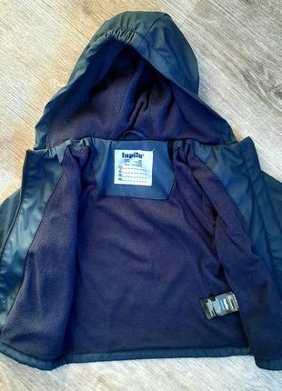 Куртка, ветровка lupilu, 12-24 мес, на флисе3 фото