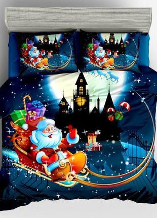 Постільна білизна фланель новорічна казка неймовірно гарна