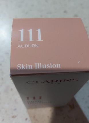 Clarins skin illusion 111 auburn2 фото