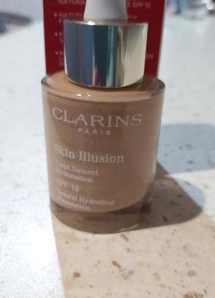 Clarins skin illusion 111 auburn6 фото