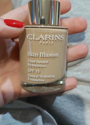 Clarins skin illusion 111 auburn10 фото