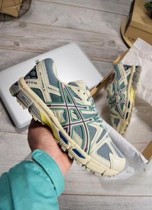 Всесезон мужские кроссовки asics gel-kahana 8 marathon running beige mint