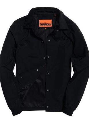 Коуч superdry skate lux coach jacket (black)1 фото