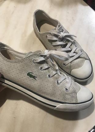 Кеды от lacoste