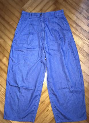 Cos-широкие джинсы высокая талия! р.-36