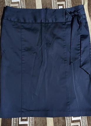 Юбка атласная