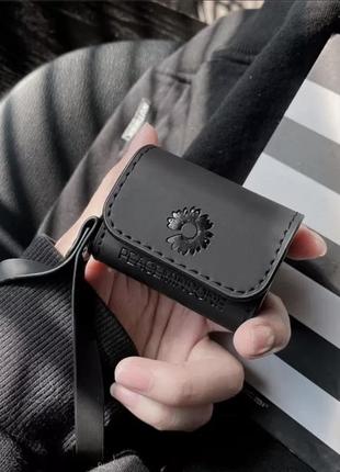 Чохол для навушників з еко-шкіри airpods 3