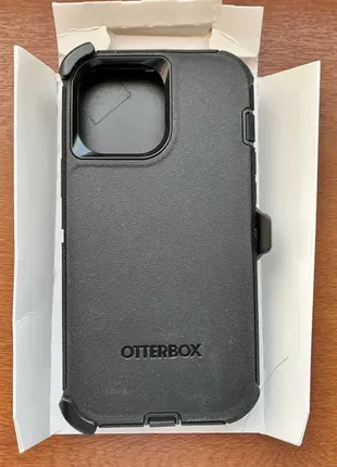 Протиударний чохол otter box та захисне скло для iphone 13 pro max