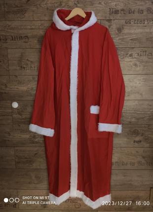 🔥🔥🔥 розпродаж мантия халат новогодний костюм деда мороза1 фото