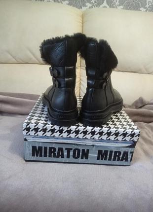 Сапоги зимові miraton 37р.  нові