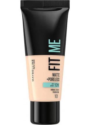 Тональний крем fit me matte maybelline new york