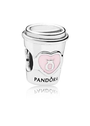 Срібний шарм «кава з собою»