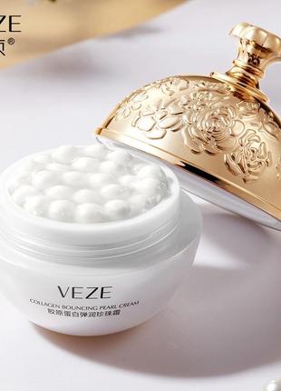 Увлажняющий дневной крем с коллагеном veze collagen bouncing pearl cream 30грам