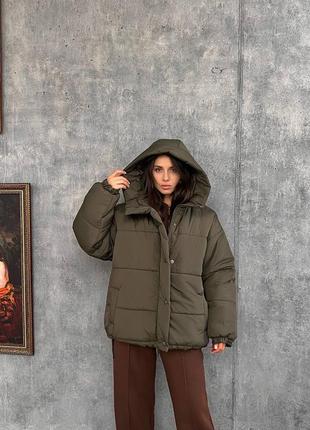 Пуховик зима