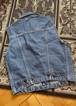 Жіноча джинсова жилетка вінтаж wrangler2 фото