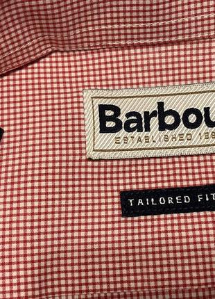 Рубашка мужская barbour м оригинал премиум хлопок6 фото