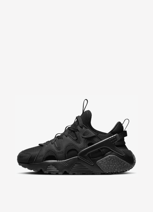 Мужские кроссовки nike air huarache craft black.