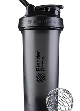 Шейкер спортивний blenderbottle classic loop pro 28oz/820ml black (500486)