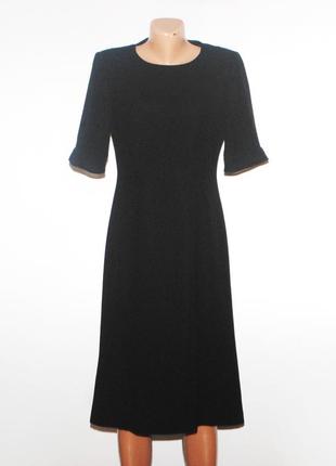 Черное платье на подкладке5 фото