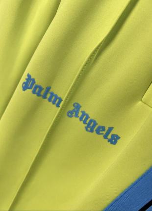 Штани palm angels lime and blue track pants4 фото