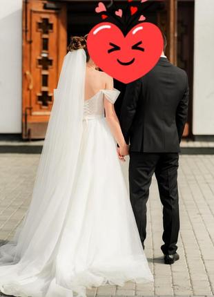 Весільна сукня а силует1 фото