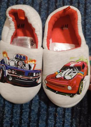 Домашние тапочки, тапки на мальчика,тапочки хот вилс,тапки с машинами,