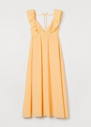 Волшебное платье h&m хлопковое миди