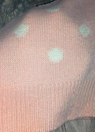 Рожевий новорічний светр з білочкою atmosphere #24804 фото