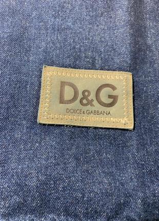 Мішечок на шнурку джинсовий d&g.2 фото