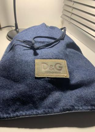 Мішечок на шнурку джинсовий d&g.3 фото