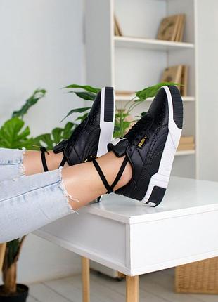 Кроссовки puma cali в черном цвете (36-40)