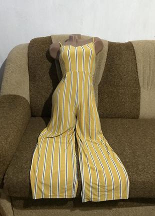 Натуральний комбінезон штанами, розмір с1 фото