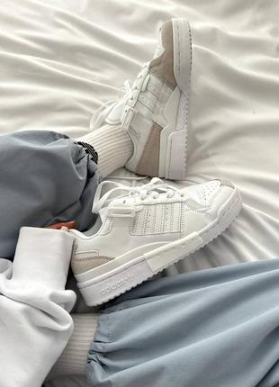 Кроссовки adidas forum «&nbsp;white / beige suede&nbsp;» premium2 фото