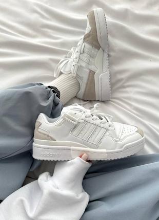 Кроссовки adidas forum «&nbsp;white / beige suede&nbsp;» premium3 фото