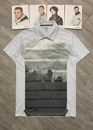 Поло oakley hydrolix printed polo shirt