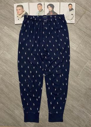 Піжамні штани ralph lauren sleepwear all over pony sweat pant