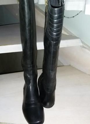 Високі шкіряні чоботи  vagabond розмір 38 ( 24,5 см)3 фото