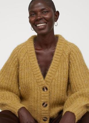 Вовняний кардиган светр джемпер шерстяной кардиган свитер джемпер пуловер