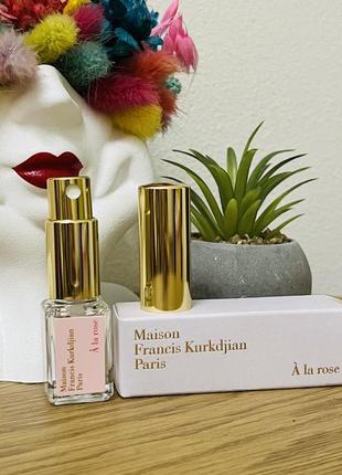 Оригинальный миниатюрный парфюм парфюм парфюмированная вода maison francis kurkdjian a la rose